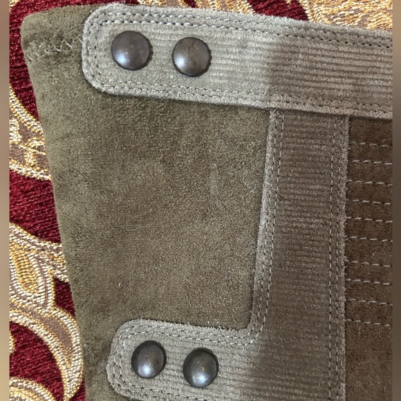 Dark green Shin-High Women's Boots - Picture 5 of 10